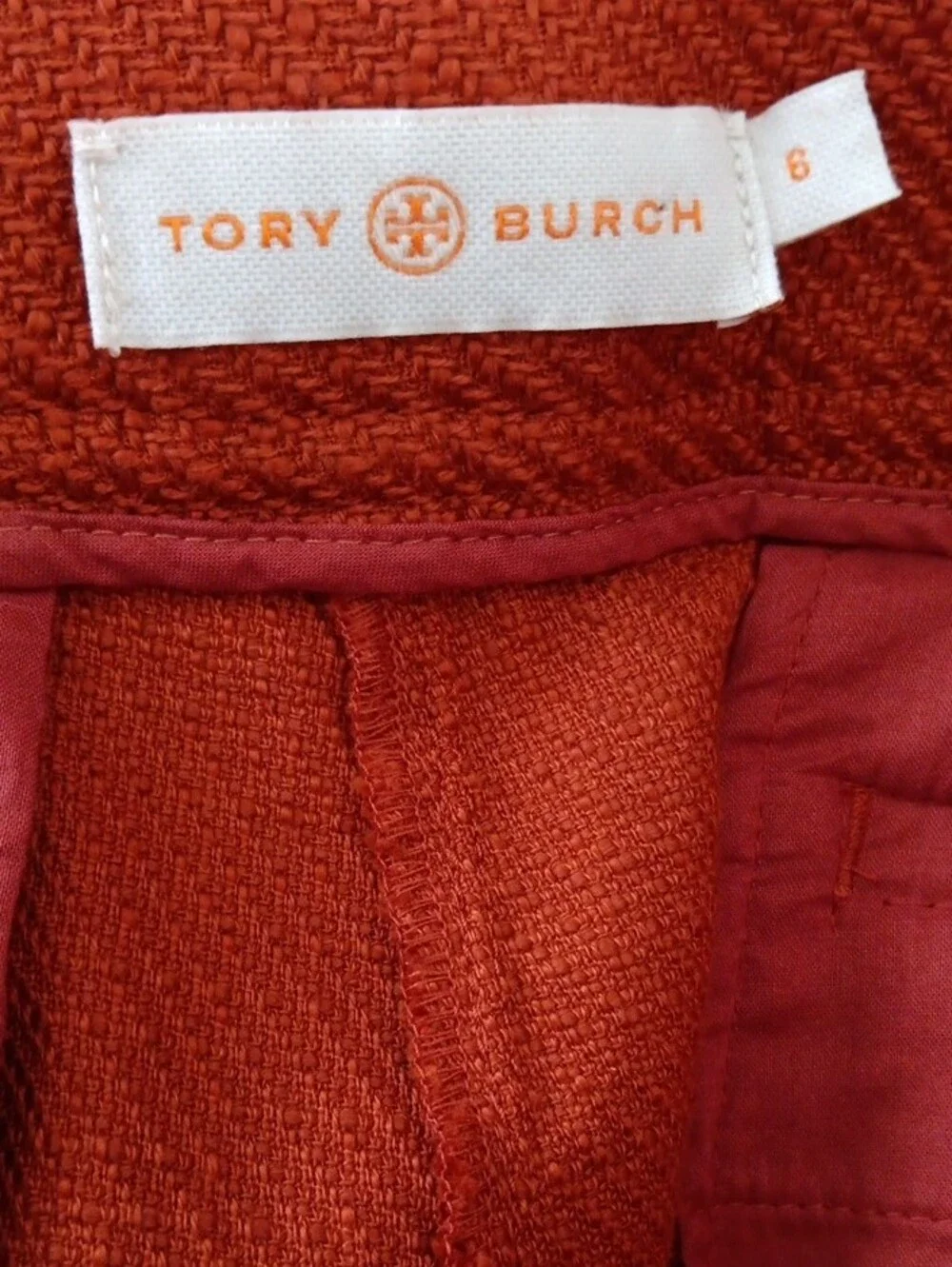 Tory Burch Textured Ankle Pants #3815